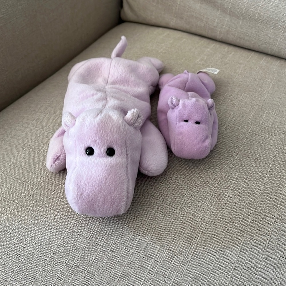Ty Beanie Baby “Happy” and Teeny Beanie Set